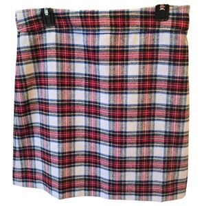J. Crew Red and Blue Plaid Mini Skirt